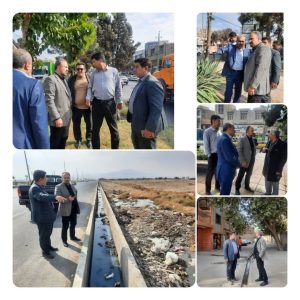 تأکید شهردار ماهدشت بر بهسازی معابر و رفع مشکلات شهری در بازدید میدانی امروز